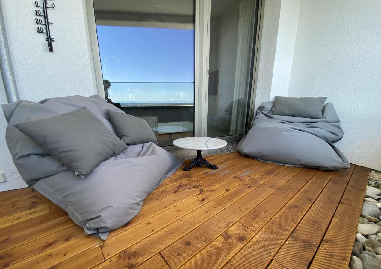 Alpen-Panorama Suite - Einzigartige Privatsuite Hoch Ueber Muenchen, 12Tes Og, Alpenblick, Loggia, Whirlpool, 15 Minuten Zum Zentrum, Ruhe Und Erholung In Der Stadt Muenchen Fuer Privat Und Geschaeftlich Reisende 外观 照片